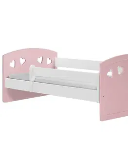 Jednolôžkové postele Detská posteľ Julia Mix Púdrová ružová 80x140