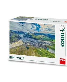 3000 dielikov Dino Puzzle Islandský ľadovec 3000 Dino FSC