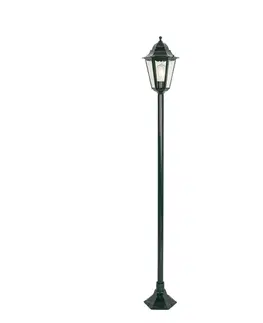 Vonkajsie osvetlenie Klasické stojace vonkajšie svietidlo tmavozelené 170 cm IP44 - New Orleans