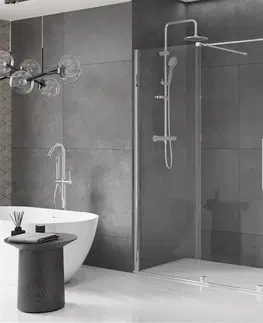 Sprchovacie kúty MEXEN/S - Velár sprchovací kút 140 x 80, transparent, chróm 871-140-080-01-01