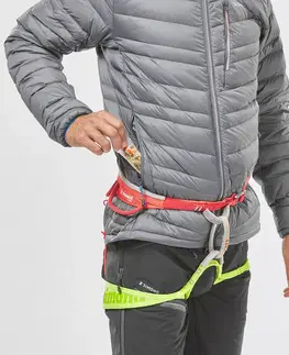 alpinizmus Pánska horolezecká páperová bunda Alpinism Light sivá