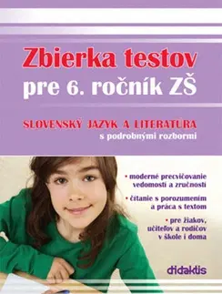 Slovenský jazyk Zbierka testov pre 6. ročník ZŠ