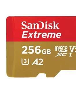 Pamäťové karty SanDisk Extreme Pro microSDXC 256 GB A2 Class 30 UHS-II V30, 200/140MBps