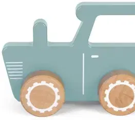 Drevené hračky LITTLE DUTCH - Traktor mint