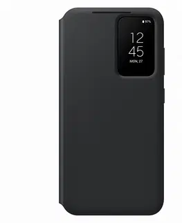 Puzdrá na mobilné telefóny Puzdro Smart View Wallet pre Samsung Galaxy S23, black EF-ZS911CBEGWW