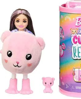 Hračky bábiky MATTEL - Barbie Cutie Reveal Chelsea Bruneta malá bábika s doplnakmi