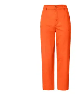 Pants Tkané nohavice, oranžové