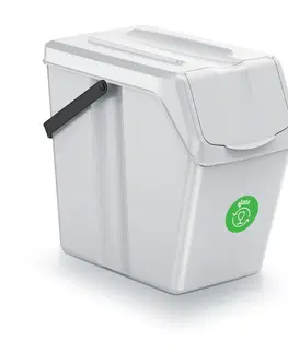 Odpadkové koše NABBI ISWB25S3 odpadkový kôš na triedený odpad (3 ks) 25 l popolavá