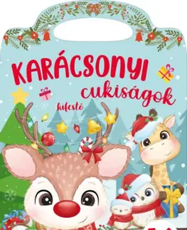 Nalepovačky, vystrihovačky, skladačky Karácsonyi cukiságok - Kifestő