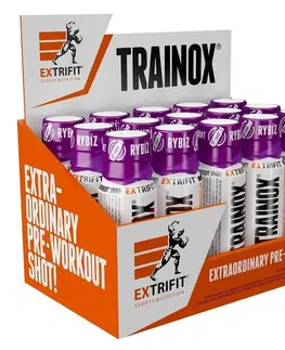 Tekuté pumpy Trainox Shot - Extrifit  15x90 ml. Čierne ríbezle