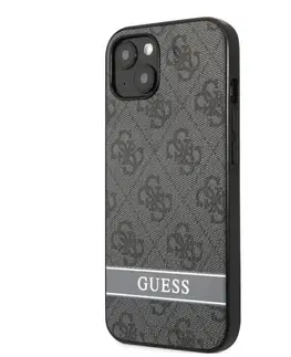 Puzdrá na mobilné telefóny Guess PU 4G Stripe pre Apple iPhone 13 mini, šedé 57983108190