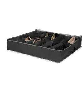 Úložné boxy Compactor Organizér na obuv Dora, 76 x 60 x 15 cm, tmavosivá