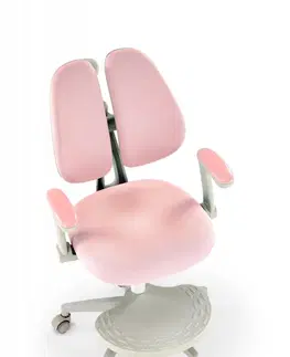 Detské stoličky a kreslá Detská rastúca stolička PANCO Halmar Ružová