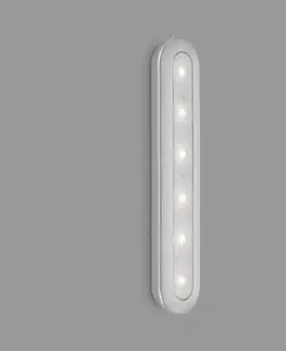 Osvetlenie kuchynskej linky Briloner LED push light Row napájanie batériou 6 500K 30 cm