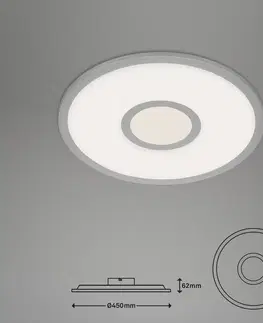 SmartHome stropné svietidlá Briloner Stropné LED svetlo Centro S CCT RGB remote Ø 45 cm