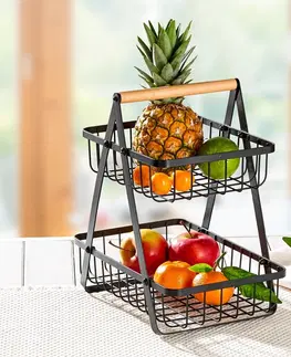 Doplnky do kuchyne Dvojposchodový košík na ovocie Scandia