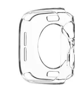 Príslušenstvo k wearables FIXED TPU gélové puzdro pre Apple Watch Series 9 45mm, transparentné