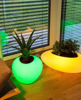 Vonkajšie dekoratívne svietidlá degardo Dekoratívna lampa Storus VII LED RGBW, biela farba na sadenie