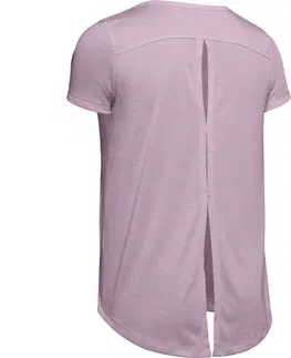 Dámske tričká Dámske tričko Under Armour Whisperlight SS Pink Fog - S