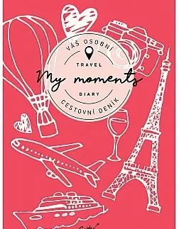Geografia - ostatné Cestovní deník My Moments - červený