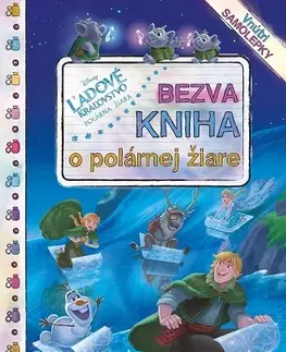 Nalepovačky, vystrihovačky, skladačky Ľadové kráľovstvo - Bezva kniha o polárnej žiare