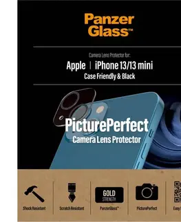 Ochranné fólie pre mobilné telefóny PanzerGlass ochranný kryt objektívu fotoaparátu pre Apple iPhone 1313 mini 0383