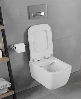 Záchody MEXEN - Elis Závesná WC misa bez sedátka, biela 3391XX00