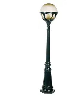 Verejné osvetlenie K.S. Verlichting Stĺpové svietidlo Bali, 152 cm, čierne