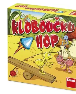 Spoločenské hry Dino Toys Hra Klobúčik Hop
