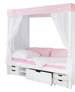 Atypické detské postele Posteľ S Nebesami