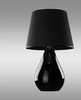 Moderné lampy do obývačky Luster Lacrima Black 5444 LB1