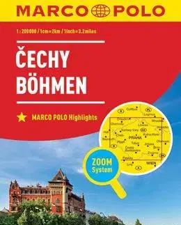 Slovensko a Česká republika Čechy 1:200 000 mapa MD