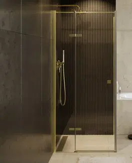 Sprchovacie kúty HOPA - Čtvercový sprchový kout PIXA GOLD - Směr zavírání - Pravé (DX) BCPIXA90CTVEPG