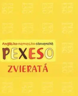 Pexesá Vydavateľstvo Matice slovenskej Anglicko-nemecko-slovenské pexeso Zvieratá