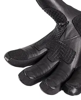 Zimné rukavice Vyhrievané rukavice W-TEC HEATston čierno-šedá - XS