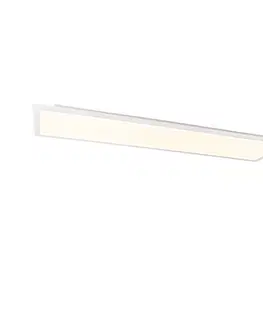 Stropne svietidla Moderné stropné svietidlo oceľové 120 cm vrátane LED 4-stupňové stmievateľné- Liv