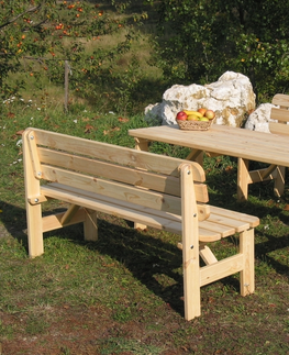 Záhradné lavice VIKING lavica - 150 cm 180 cm 200 cm ROJAPLAST 200 cm