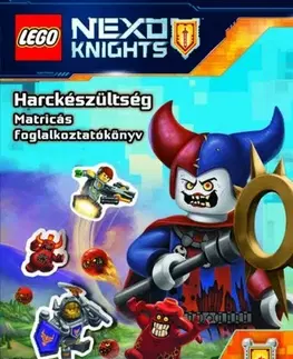 Nalepovačky, vystrihovačky, skladačky LEGO Nexo Knights - Harckészültség