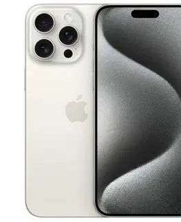 Mobilné telefóny Apple iPhone 15 Pro Max 1TB, white titanium