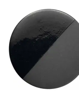 Závesné svietidlá Ferroluce Závesná lampa PI, valcovitá, Ø 8 cm, čierna