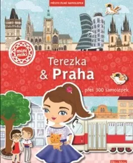 Nalepovačky, vystrihovačky, skladačky Terezka & Praha (CZ)