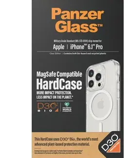 Puzdrá na mobilné telefóny Puzdro PanzerGlass HardCase D3O s MagSafe pre Apple iPhone 15 Pro 1181
