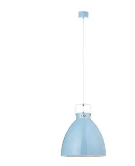 Závesné svietidlá Jieldé Jieldé Augustin A360 závesná lampa lesklá modrá