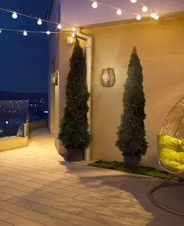 Vonkajšie nástenné svietidlá Newgarden Newgarden Bossa vonkajšie nástenné LED svietidlo