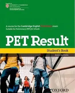 Učebnice a príručky PET Result SB - Jenny Quintana