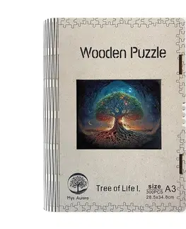 Limitovaná edícia Trigo Drevené puzzle Strom života l. A3