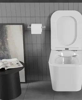 Záchody MEXEN - Teo Závesná WC misa bez sedátka, biela 3385XX00