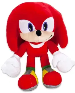 Plyšové a textilné zvieratká Plyšový Sonic Knuckles - červený 28 cm