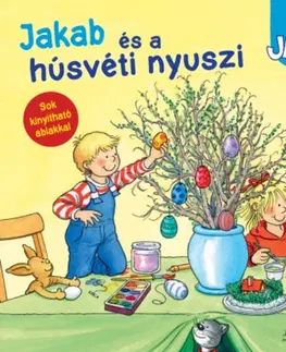 Leporelá, krabičky, puzzle knihy Jakab és a húsvéti nyuszi - Sandra Grimm