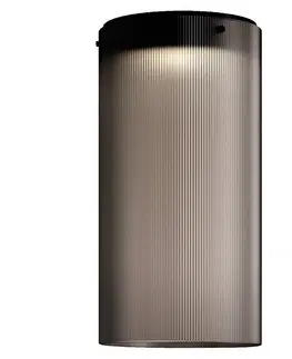 Stropné svietidlá Kundalini Kundalini Giass stropné LED svietidlo Ø 25 cm sivé